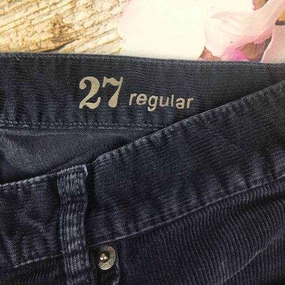 J. Crew Matchstick Corduroy Pants Navy Blue 27 - Picture 4 of 5